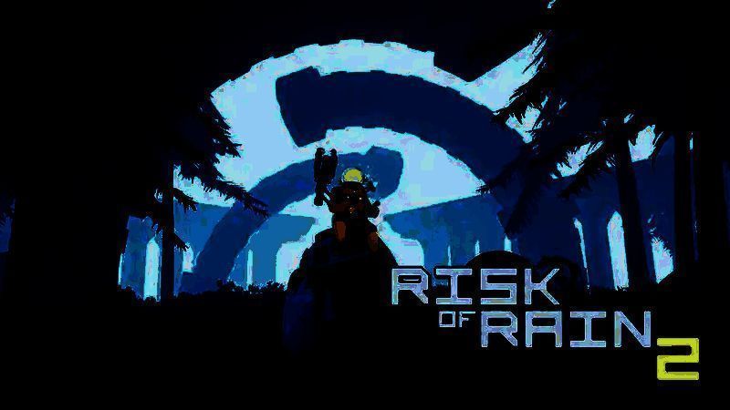 角色装备多种强化道具后对抗大量敌人的壮观场面