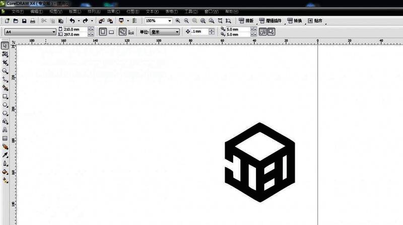 变换工具被选中，上方属性栏显示多个选项按钮