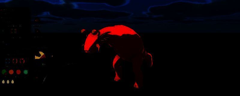 游戏主视觉图展示了一个抽象风格的生物形态，周围环绕着复杂的生态系统元素