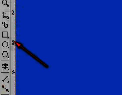 CorelDRAW X4界面中绘制基本几何图形的操作界面截图