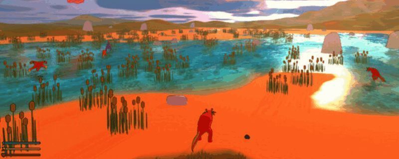 《适应进化》游戏封面图，展示游戏主视觉设计