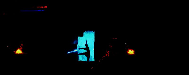 游戏场景展示华丽战斗特效与暗黑童话风格建筑