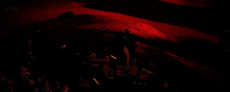 MK3沙地车在沙漠中高速行驶，车身配备强化采集装置，展现出未来科技感