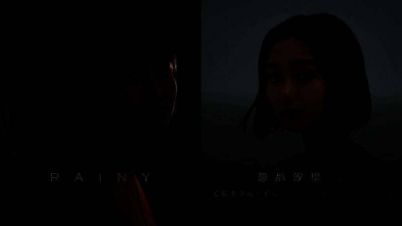 小岛秀夫接受采访现场照片，背景为《死亡搁浅2》宣传海报