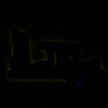 魔力属性遗迹内法师施法瞬间，紫色魔法能量环绕周身