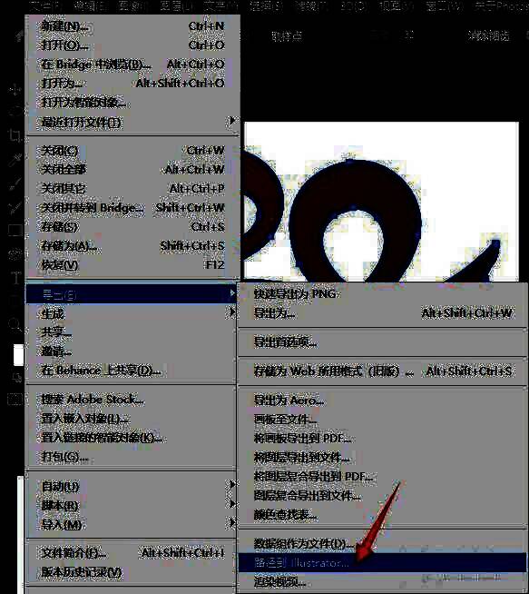 Photoshop导出路径选项窗口截图