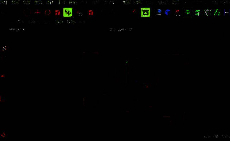 Cinema 4D中导入路径后的预览效果展示