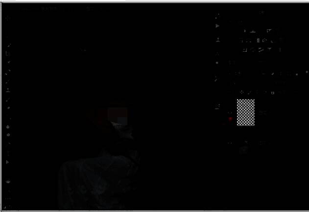 Photoshop中使用羽毛笔刷在新图层上绘制出柔和的羽毛图案