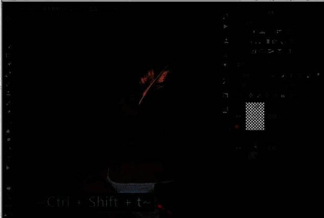 使用Ctrl+Shift+T快捷键重复执行旋转操作