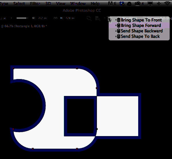 路径排列层级示意图，展示不同顺序带来的视觉变化
