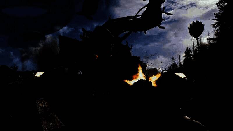 玩家角色在神秘地下城区域探索，周围布满未知生物与发光装置