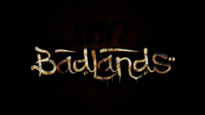 《DayZ》新资料片《Badlands》实机画面展示，角色穿越广阔沙漠，远处可见废墟与工业设施
