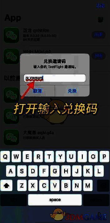 手机屏幕截图，展示两个微信图标并列排列的桌面布局