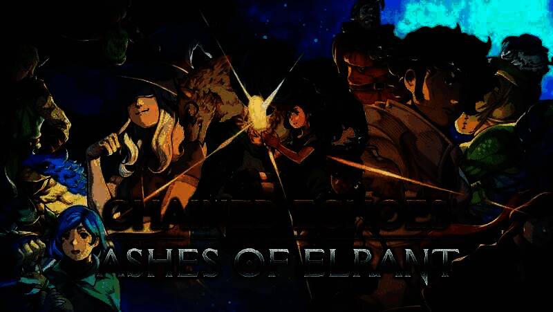 《宿命残响》游戏封面，展现主角与神秘大陆的壮丽场景