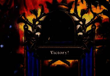 战后宠物专属动画画面，宠物在屏幕中央跳舞庆祝胜利