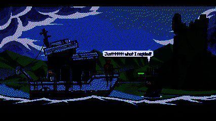 多个风格迥异的顾客围绕船只的画面，部分顾客手持餐盘等待上菜，表情生动有趣