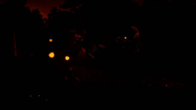 Chijiko在空中飞舞，尾巴高高翘起，身上挂着小铃铛，表情呆萌可爱