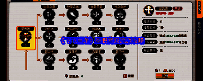 《飞飞重逢》中圣职者职业展示图，角色手持魔棒与拳套，展现两种不同流派