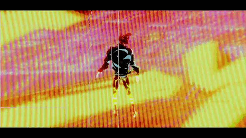 新角色设定图，面部植入物与电子眼凸显科技感