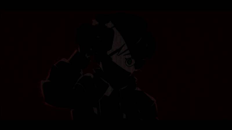 主角战斗姿态，手持能量剑迎敌，背景火焰四溅