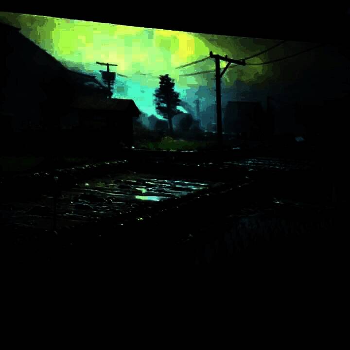 解谜环节截图，角色站在破败房间中试图解开隐藏线索