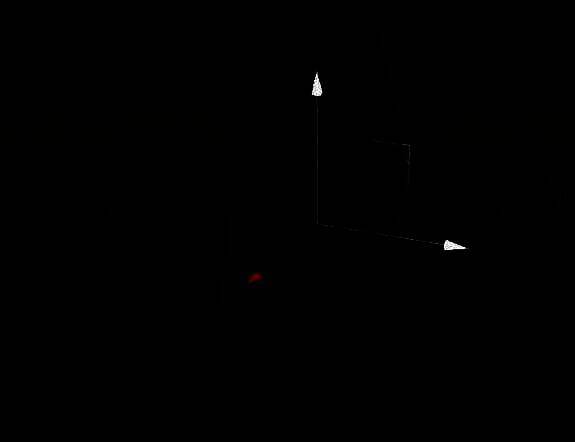 C4D中为矩形添加挤压命令后的预期效果示意图