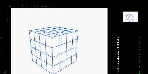 最终线框图渲染成果展示