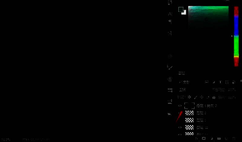 经过初步处理的水泥墙图片在PS界面中呈现标准灰阶效果