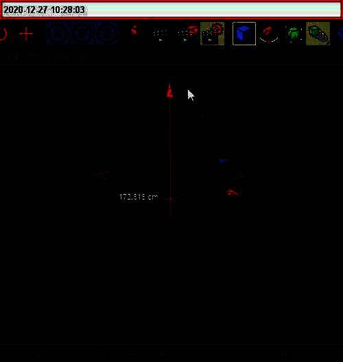 调整星形位置后圆柱体产生皱褶内陷的实时预览图