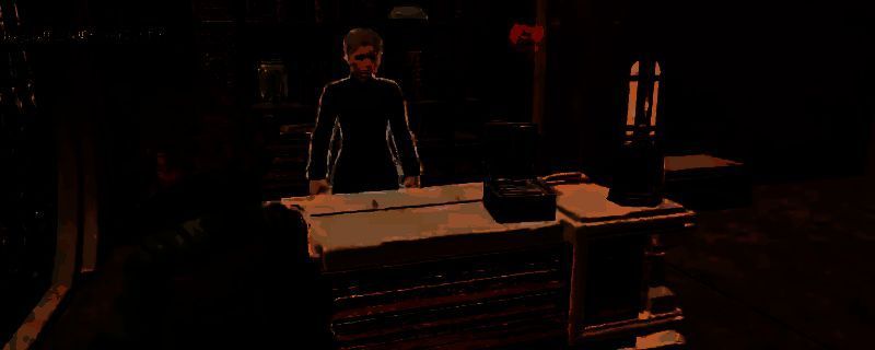 《沙丘：觉醒》游戏内厄拉恩齐主建筑内部场景，四名NPC并列站立等待玩家交互