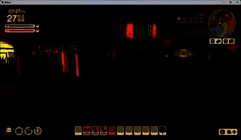 烹饪台界面展示食物的饱腹程度与增益详情