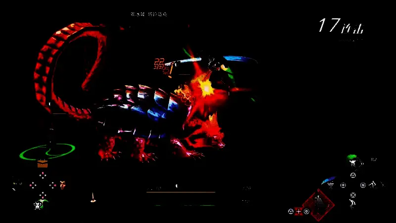 游戏实机画面展示雷道召唤恶魔进行战斗的瞬间，光影效果细腻