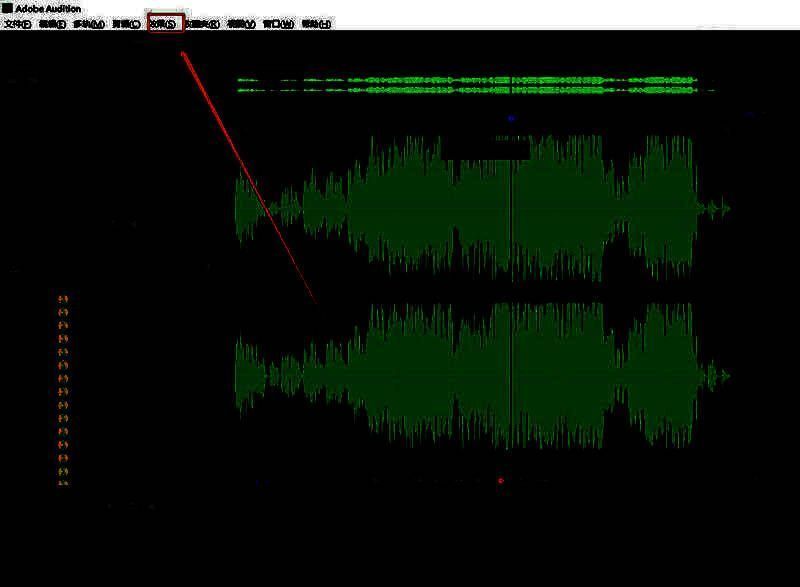 降噪选项被选中，旁边显示出子菜单内容，包括多种降噪模式