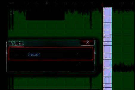 设置窗口中用户正在输入10秒空白音时长