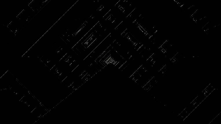 角色置身于抽象几何结构之中，仿佛漂浮在梦境边缘