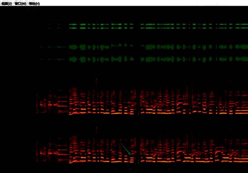 音频播放测试阶段，进度条已通过原吸气声区域，表示修复效果良好