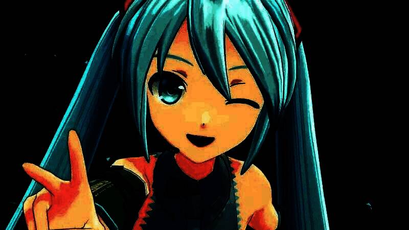 游戏宣传图展示初音未来在健身场景中舞动的画面，画面色彩明亮且充满活力