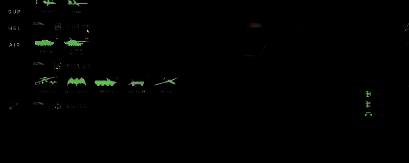 《断箭》游戏中俄军侦察单位展示，包括侦察兵、侦察车和无人侦察机