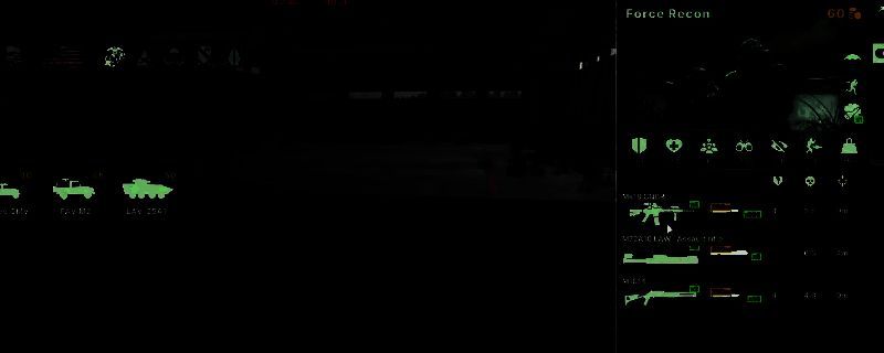 游戏内美军步兵执行战术动作的场景，两名士兵持MAAWS火箭筒瞄准目标，背景为开阔战场地形