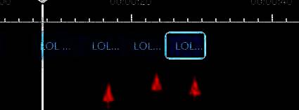 视频粘贴完成后的时间轴展示完整编辑效果