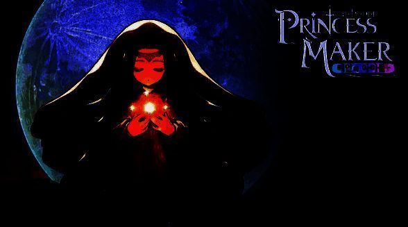 《美少女梦工场：预言之子》游戏封面展示，粉色梦幻风格，主角少女身着华丽礼服