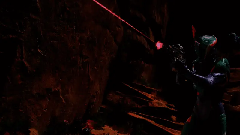 《分裂之门2》战斗场景，角色通过传送门穿梭作战