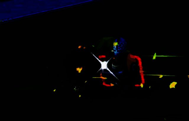 竹月蓄力发动大招，路径上敌人被刀气席卷