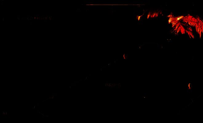 黑暗女士整体形象展示，背景为暗黑风格的王座与龙影交织