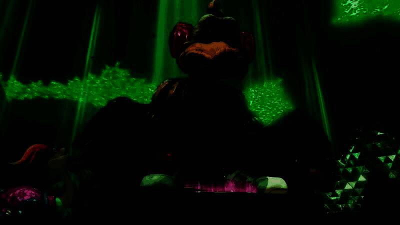 大金刚与宝琳在悬崖边对话