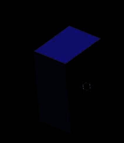 两个零件之间出现蓝色约束线，表示接触关系建立完成