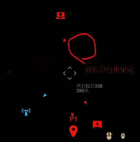 多个隐身虫巢穴密集分布的地图截图