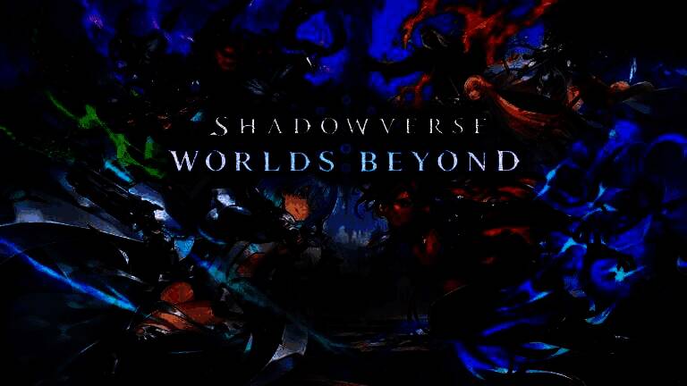 《影之诗：超凡世界》游戏界面展示，展示卡牌战斗场景和用户操作界面