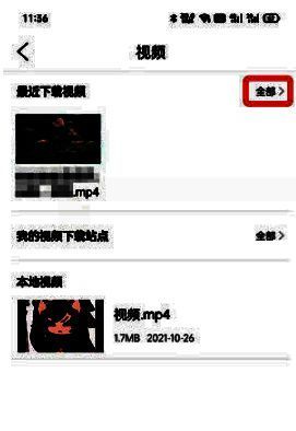 QQ浏览器文件管理界面展示多种下载文件类型