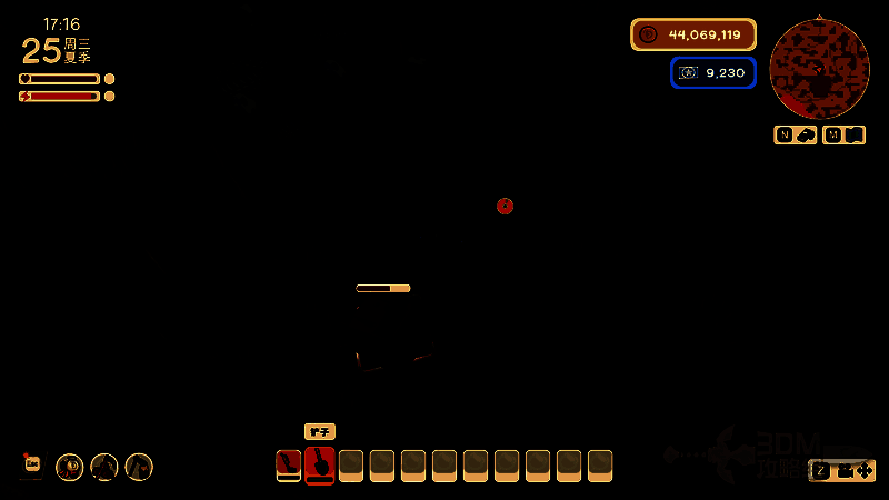 成功挖掘出一个装满电子元件的神秘箱子